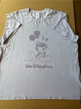 Disney Light Lavender Mickey Mouse Graphic Tee